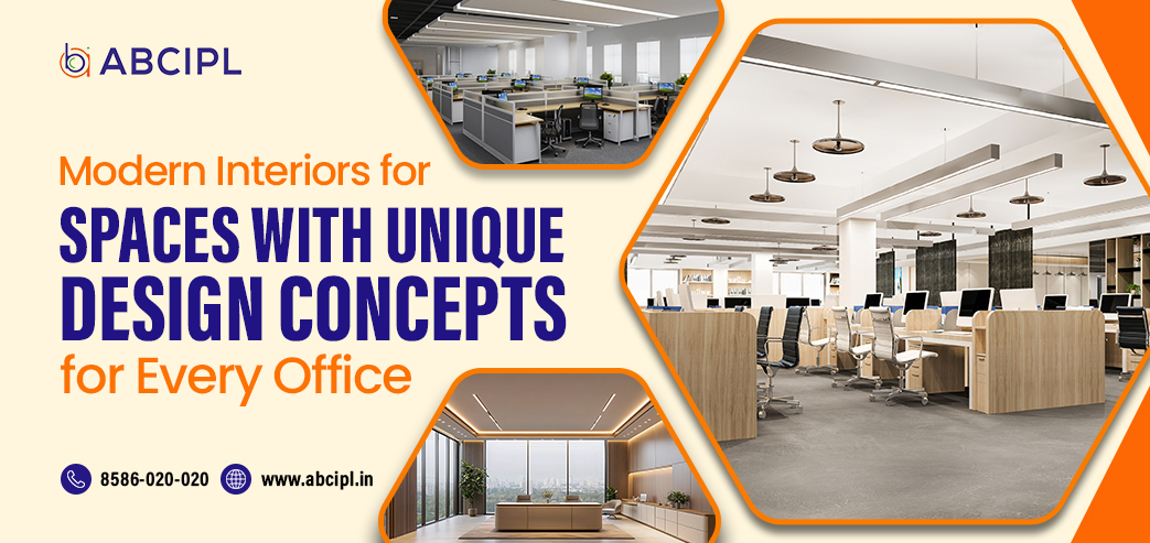 Modern Interiors for Spaces with Unique Design Concepts for Every Office