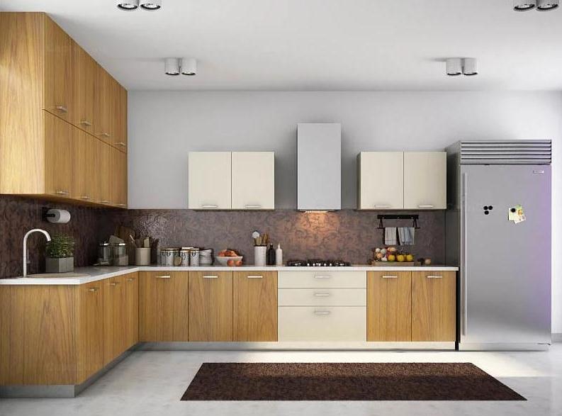 L-Shaped Modular Kitchen